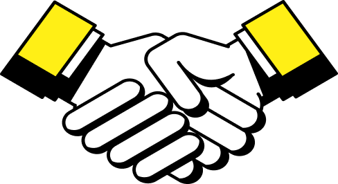 Partnership handshake