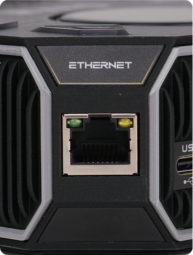 Ethernet socket detail