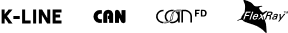 Supported protocol logos
