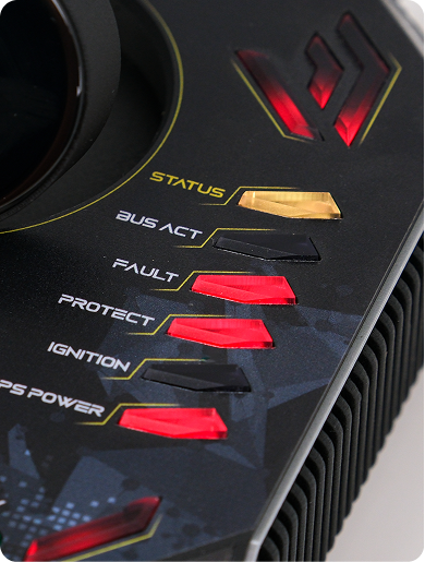 Status LEDs detail